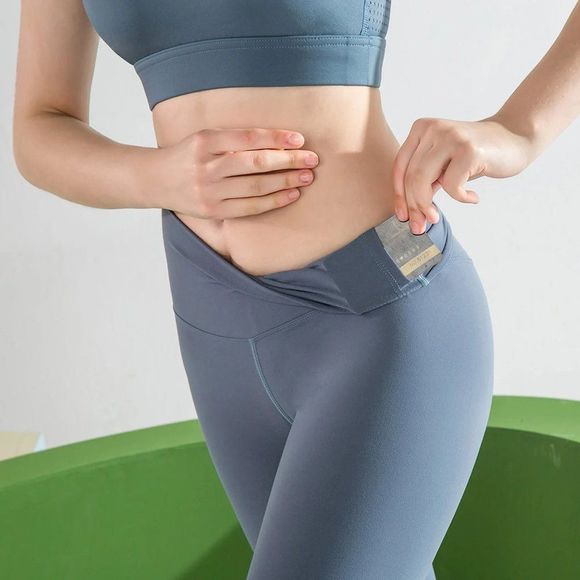 Stash Pocket High Rise Four-Way Stretch Legging - Buttery Soft Legging - Picture 3 of 3